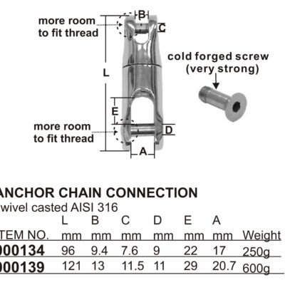 anchor swivel
