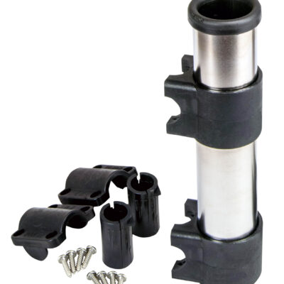 Rod Holder, Rail Mount, Stainless Steel. TENOB