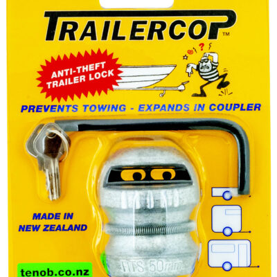 Trailer Coupling Lock. TRAILER COP