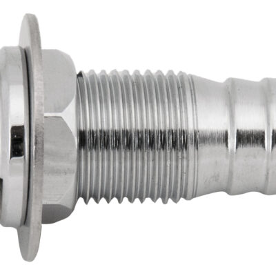 Breather, Straight, Chrome Plated Brass